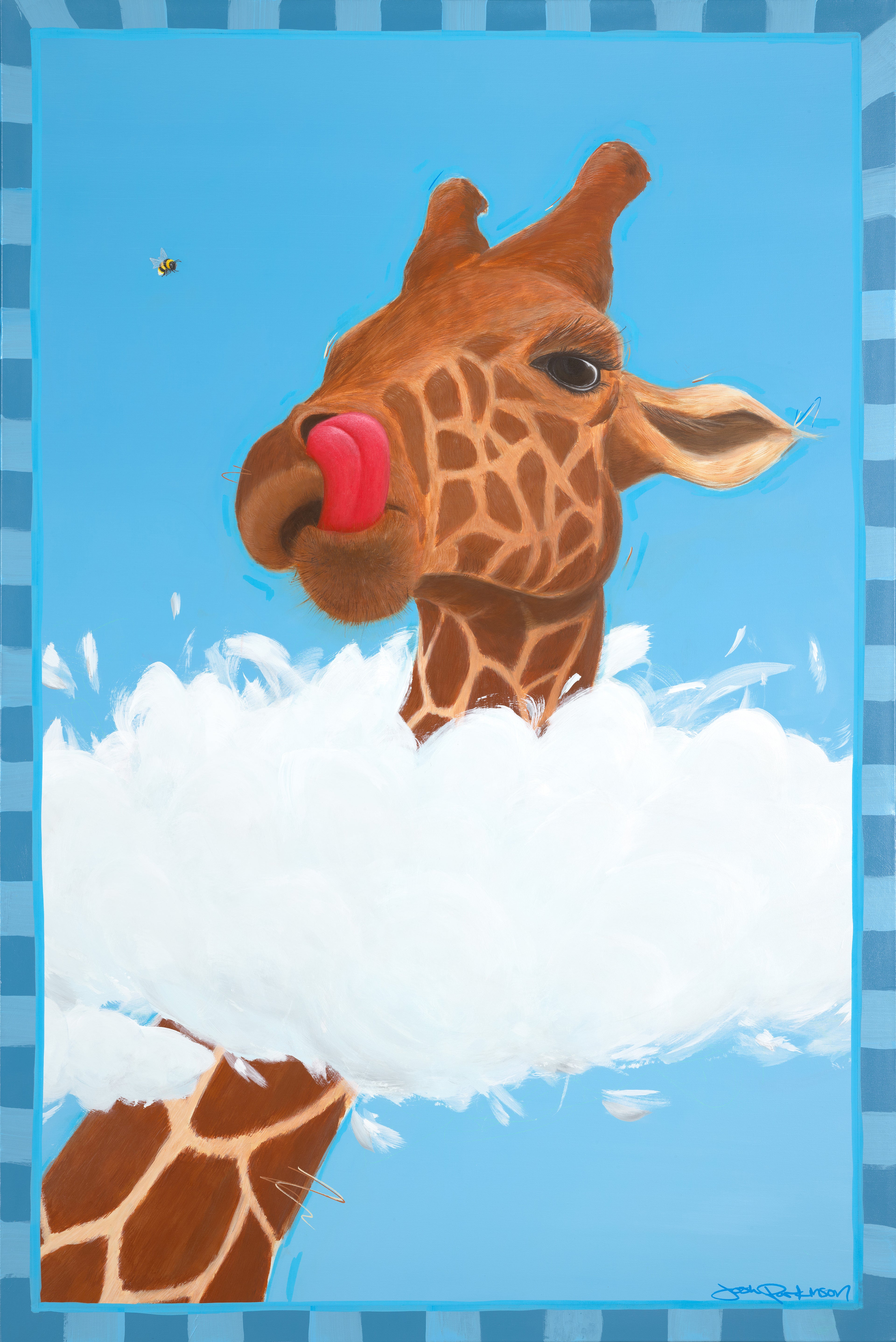 'Having a Giraffe' - Prints